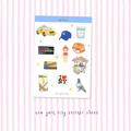 new york city sticker sheet