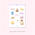 jelly cuties sticker sheet