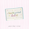 journal about it vinyl sticker