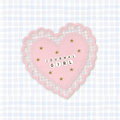 journal girl doily vinyl sticker