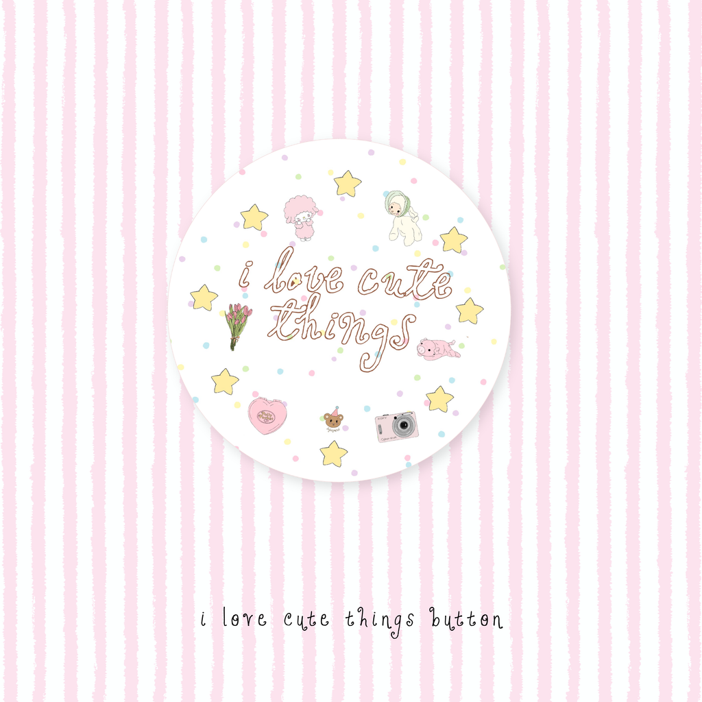 trinket girlie button pin duo pack