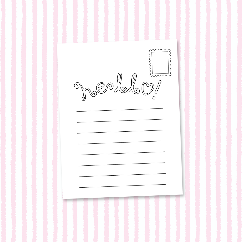 trinket shelf double-sided postcard