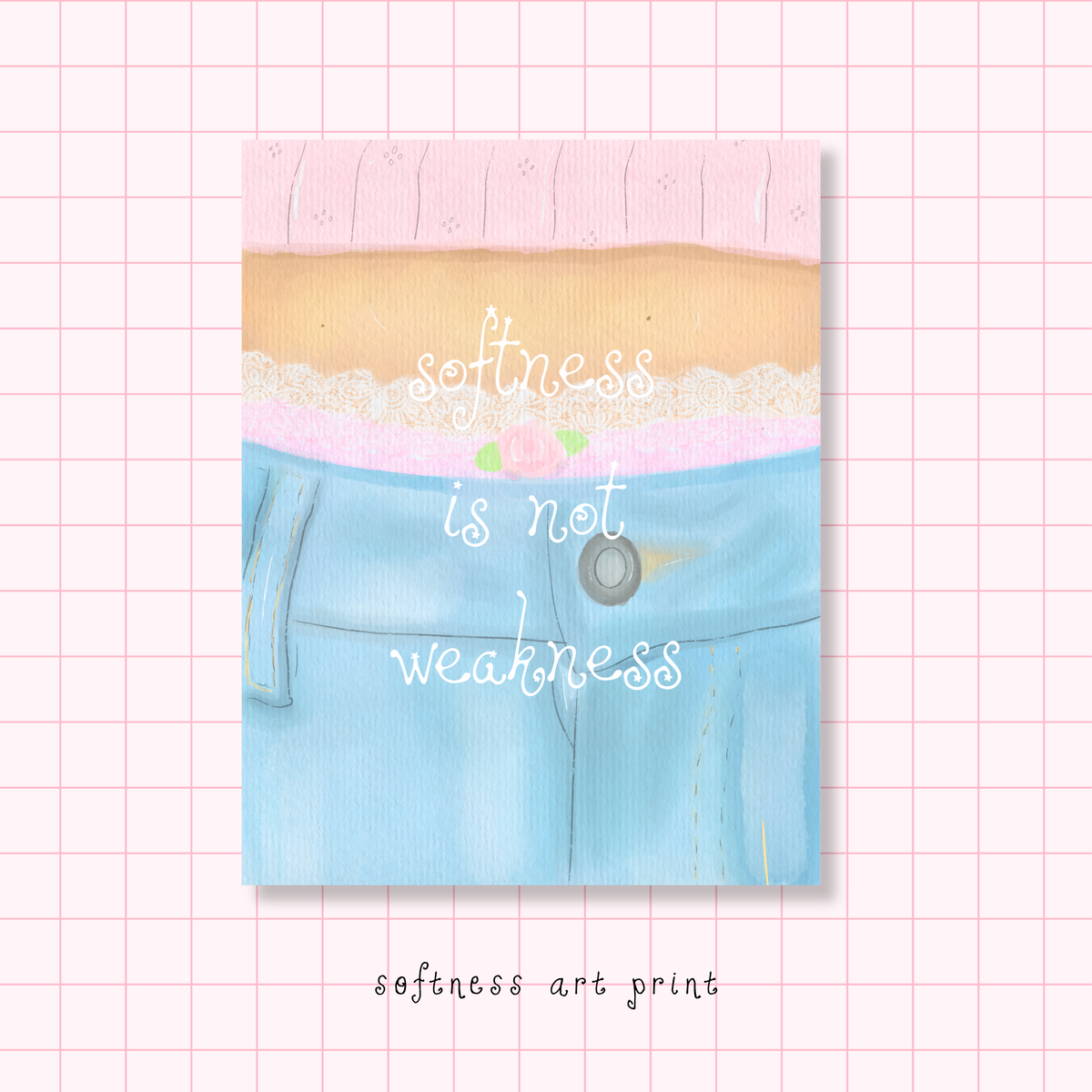 "softness" art print