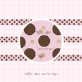 coffee dots washi tape