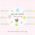 polka dot starburst washi tape