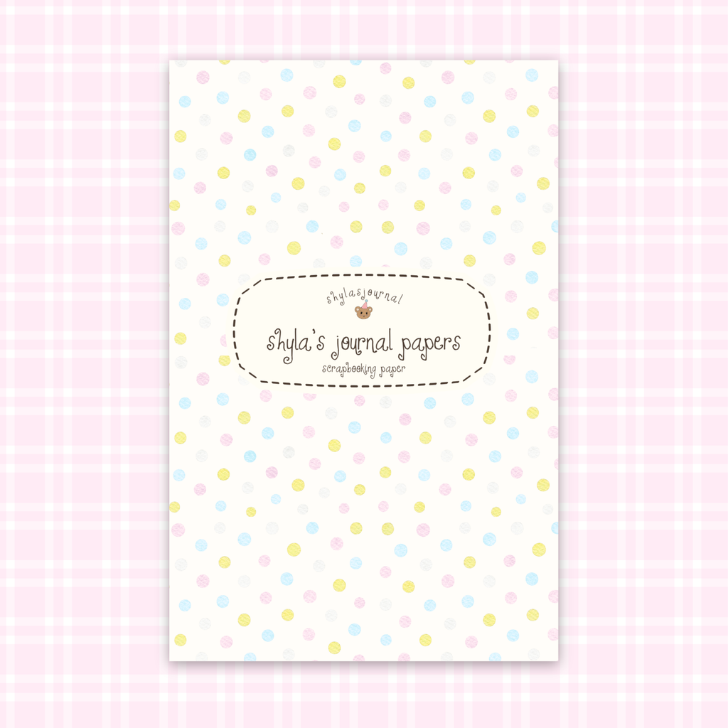 Shyla's Journal Pages - Scrapbook Paper Book
