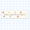 "honk if you love trinkets!" bumper sticker