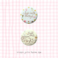 trinket girlie button pin duo pack