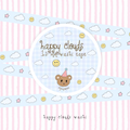 happy clouds washi tape