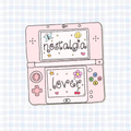 nostalgia lover vinyl sticker