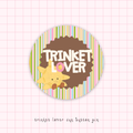 trinket lover sunshine button pin