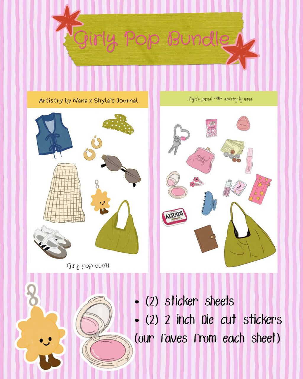 GIRLY POP Collection Bundle - artistrybynana x shylasjournal