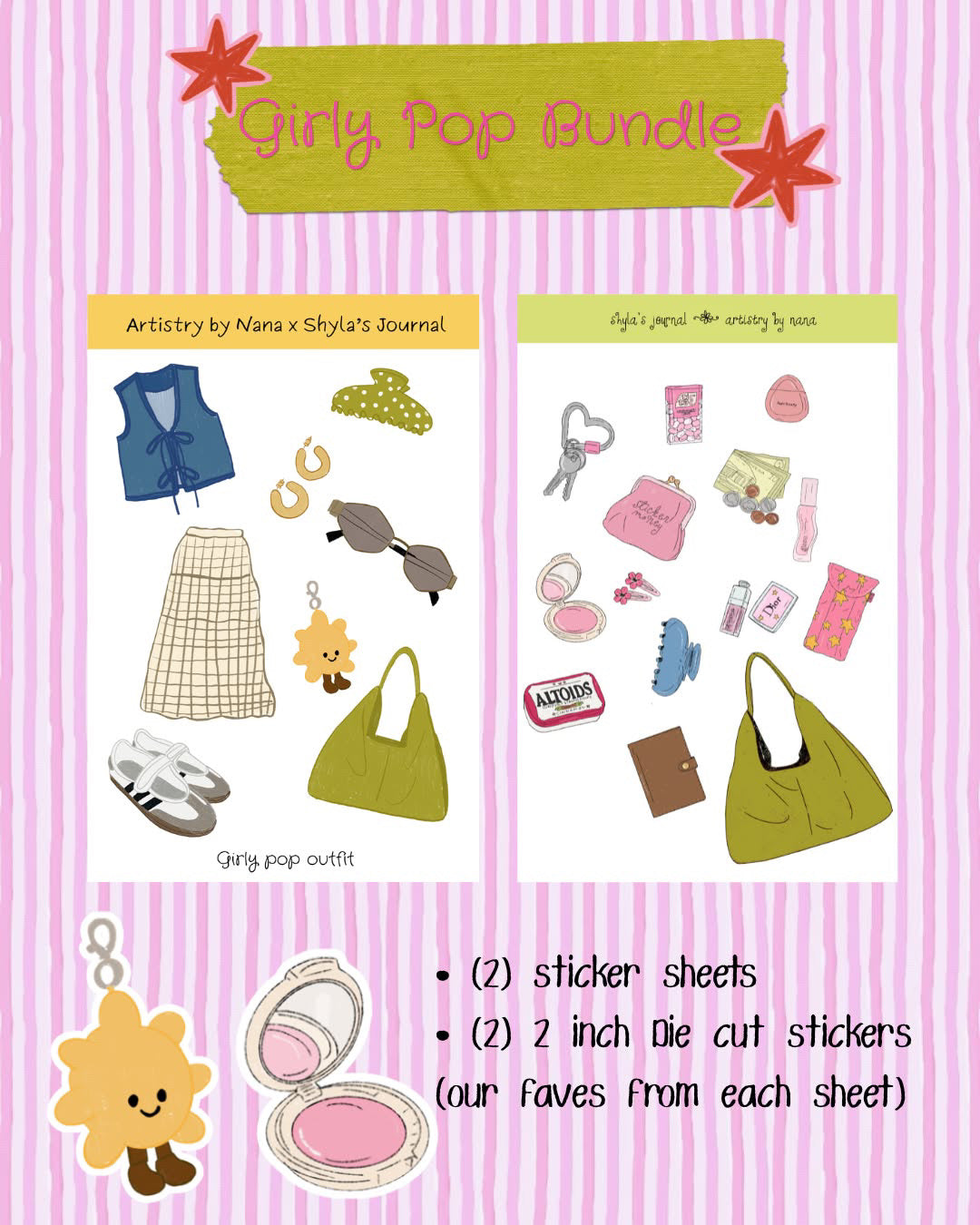 GIRLY POP Collection Bundle - artistrybynana x shylasjournal