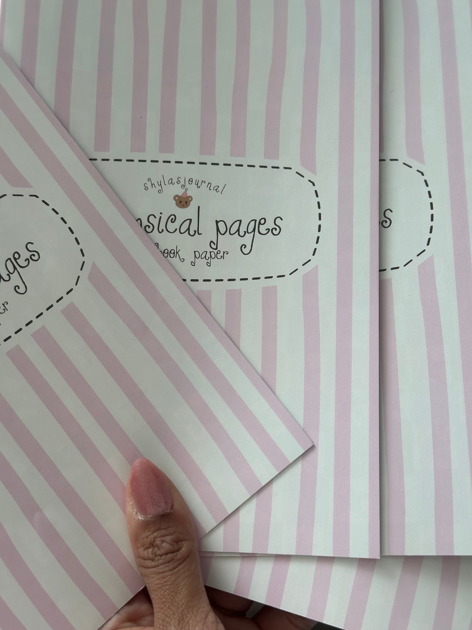 Whimsical Pages - Scrapbook Paper Booklet