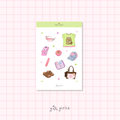 y2k girlie sticker sheet