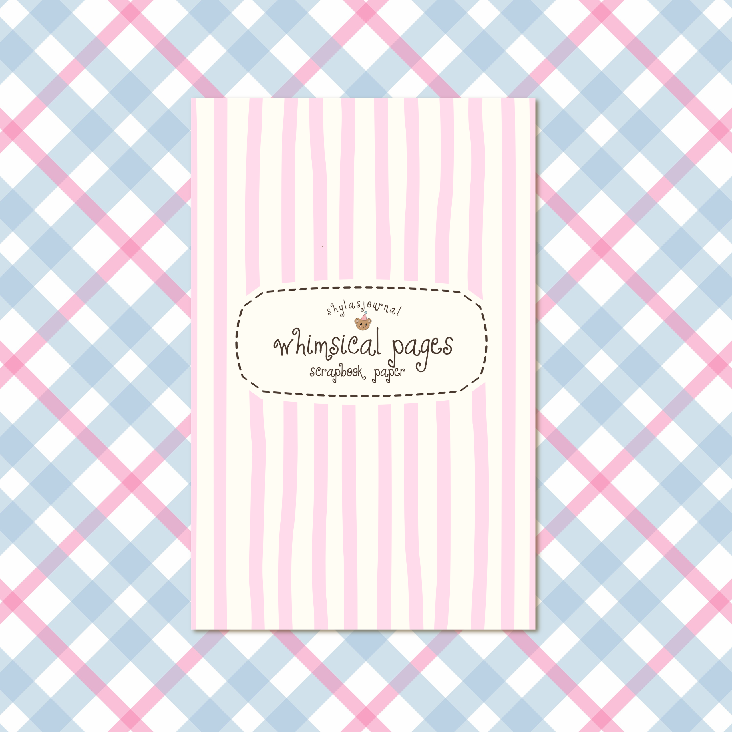 Whimsical Pages - Scrapbook Paper Booklet